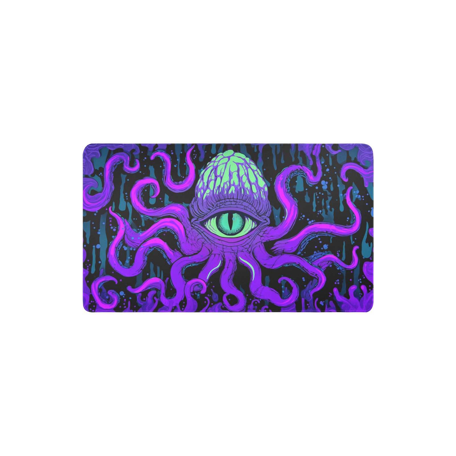 Psychedelic Cthulhu Eye Playmat (Borderless) | TCG Playmat