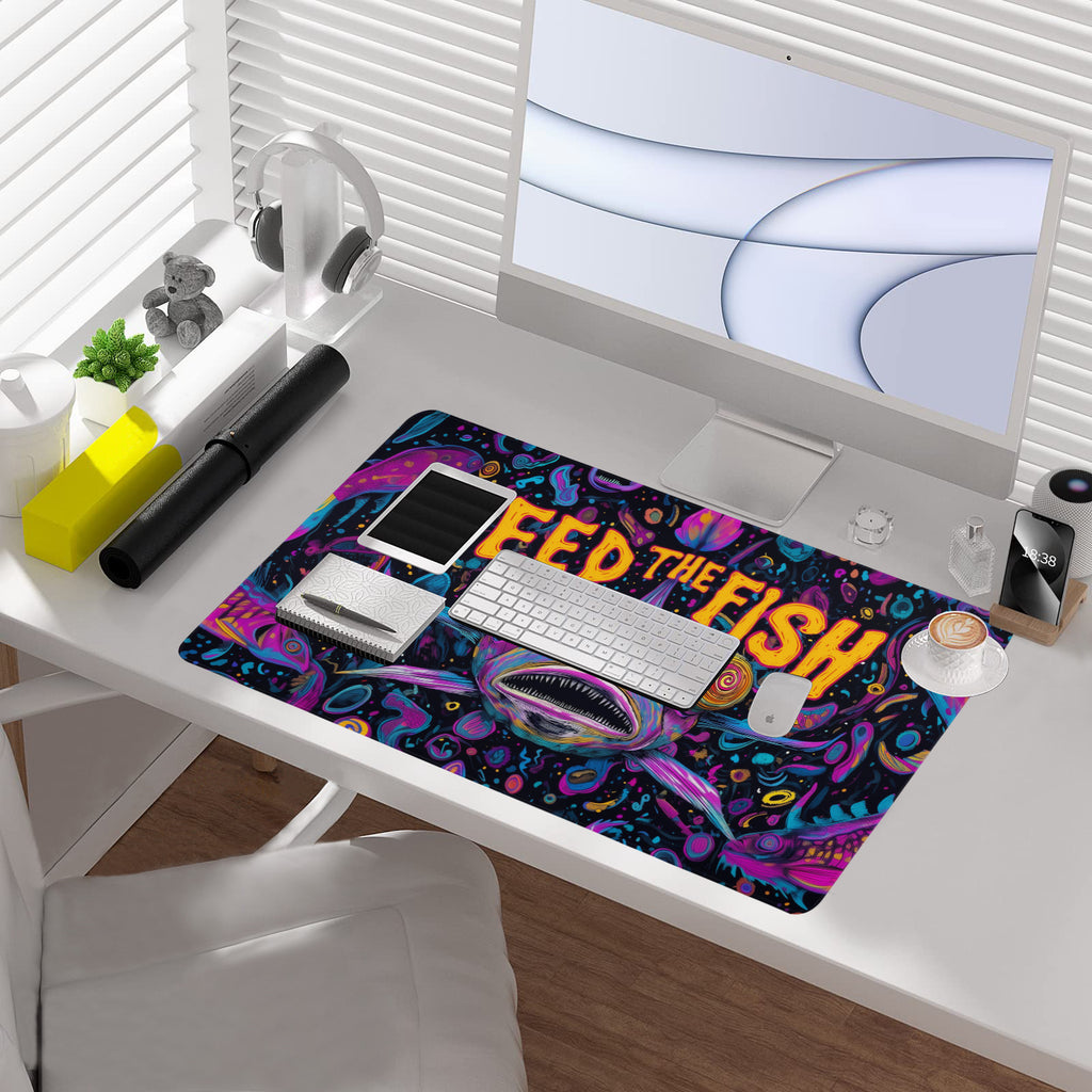 Feed the Fish Borderless Playmat
