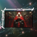 Edgar Markov Playmat | Magic the Gathering Playmat | Vampire Commander Playmat with Zones Option | 24x14 | 22x12 | 32x16 Sizes