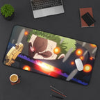 Battle-Ready Swordsman Playmat | Intense Anime Mat