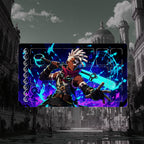 Time-Bending Prodigy Playmat (Borderless) | Neon Motion Mat