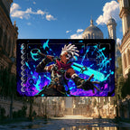 Time-Bending Prodigy Playmat | Neon Motion Mat