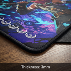 Time-Bending Prodigy Playmat | Neon Motion Mat