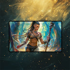 Elf Warrior Heroine Playmat | Battle Fantasy Mat