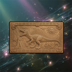Ancient Stone Dinosaur Playmat | Carved Temple Mat