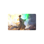 Mystic Knight Master Playmat (Borderless) | Blue Blade Robes Mat
