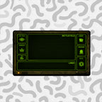 Wasteland Terminal Playmat | Retro Post-Apocalyptic Mat