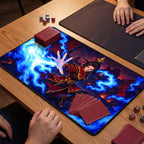 Blue Flame Battle Playmat | Precision Fire Anime Mat