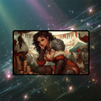 High-Stakes Chaos Playmat | Risk Reward Fantasy Mat