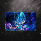 Gemstone Caverns Playmat (Borderless) | Magic the Gathering Playmat | 24" x 14" (with Stitched Edges)