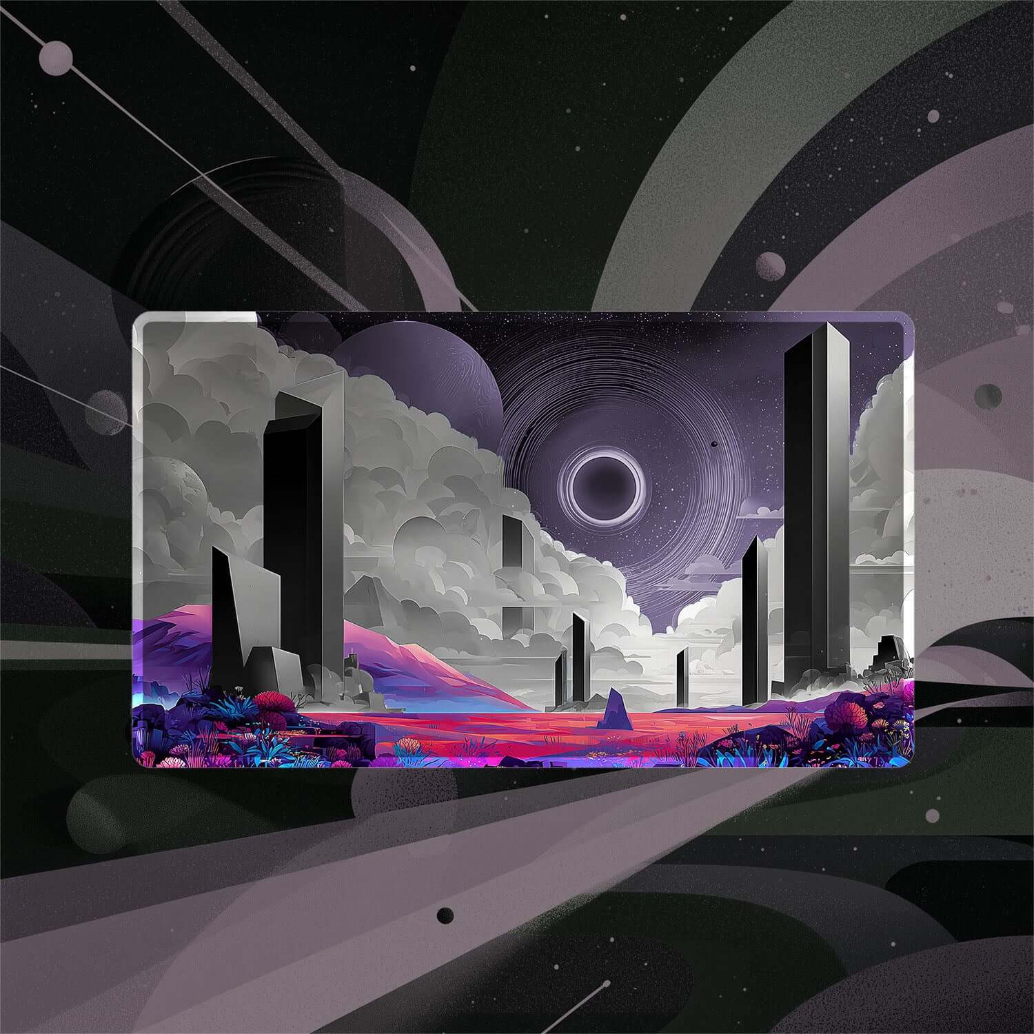 Magic the Gathering Playmat Godless Shrine Stellar Sights – TCGPLaiMATS