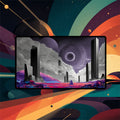 Godless Shrine Playmat | Magic the Gathering Playmat | Stellar Sights Playmat with Zones Option | 24x14 | 32x16