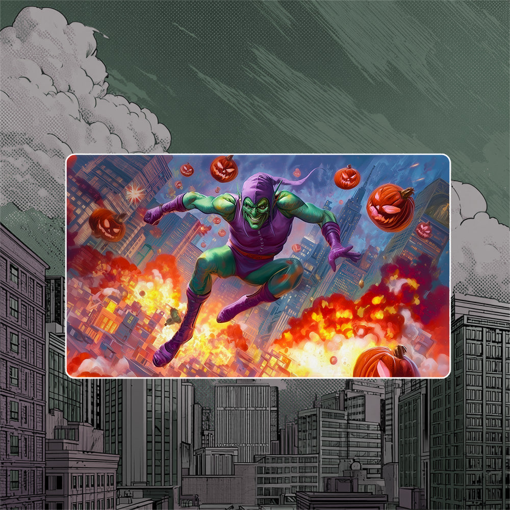 Green Goblin Playmat (Borderless) | Magic the Gathering Playmat Custom