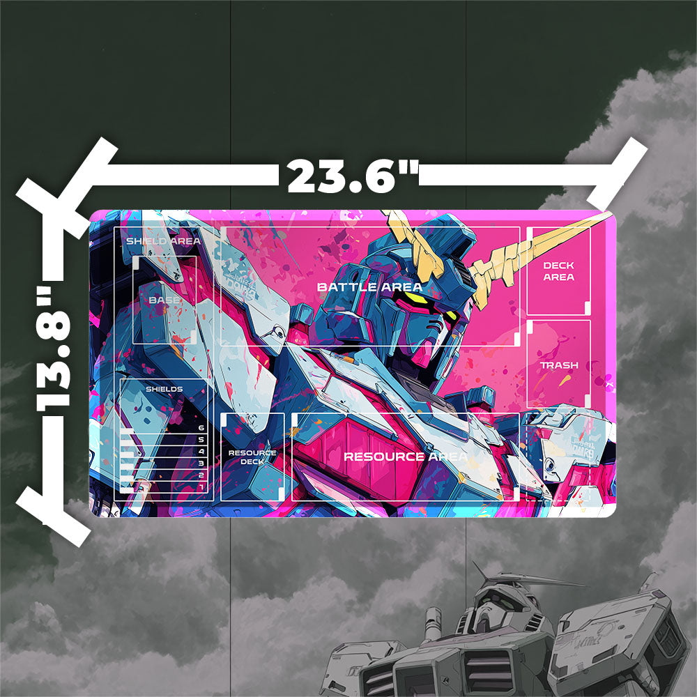 Unicorn Gundam Playmat (Borderless) | Gundam TCG Playmat