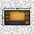Tavern Board Playmat | Wood Frame Commander Mat