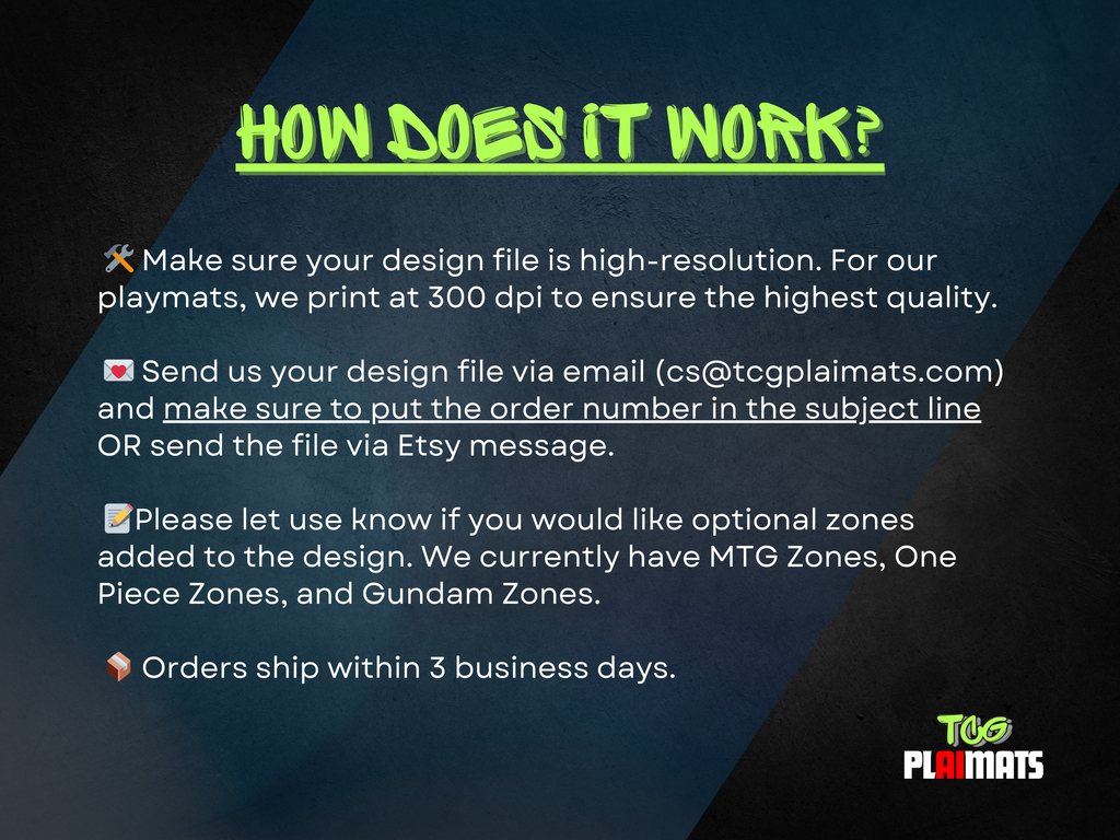 Custom Print Playmat | Personalize Your Own TCG Playmat