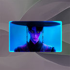 Grim Reaper Idol Playmat (Borderless) | Dark K-Pop Anime Mat