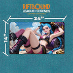 Chill Chaos Heroine Playmat | Relaxed Anime Mat