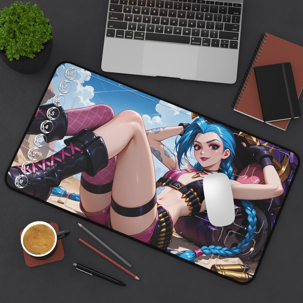 Chilling Playmat | Riftbound League of Legends Playmat With Zones Option | 24x14 | 32x16 Sizes