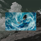 Waterbending Wave Playmat (Borderless) | Graceful Motion Mat