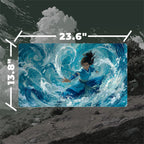 Waterbending Wave Playmat (Borderless) | Graceful Motion Mat
