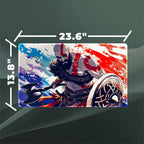 Spartan Warrior Playmat (Borderless) | Axe Shield Battle Mat