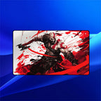 Axe Strike Warrior Playmat | Blood Swirl Mat