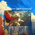 Flying Superdog Playmat | City Skyline Mat