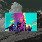 Anime Warrior Heroine Playmat (Borderless) | Action Battle Mat