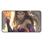 Liliana of the Veil Playmat | Magic the Gathering Playmat | Necromancer Playmat with Zones Option | 24x14 | 22x12 | 32x16 Sizes