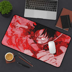 Luffy Punch Playmat | One Piece Playmat | Straw Hat Crew Playmat with Zones Option | 24x14 | 22x12 | 32x16 Sizes