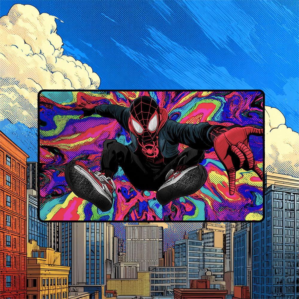Psychedelic Web Hero Playmat | Trippy Multiverse Mat