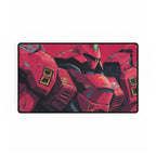Crimson Mecha Commander Playmat | Anime Mech Mat