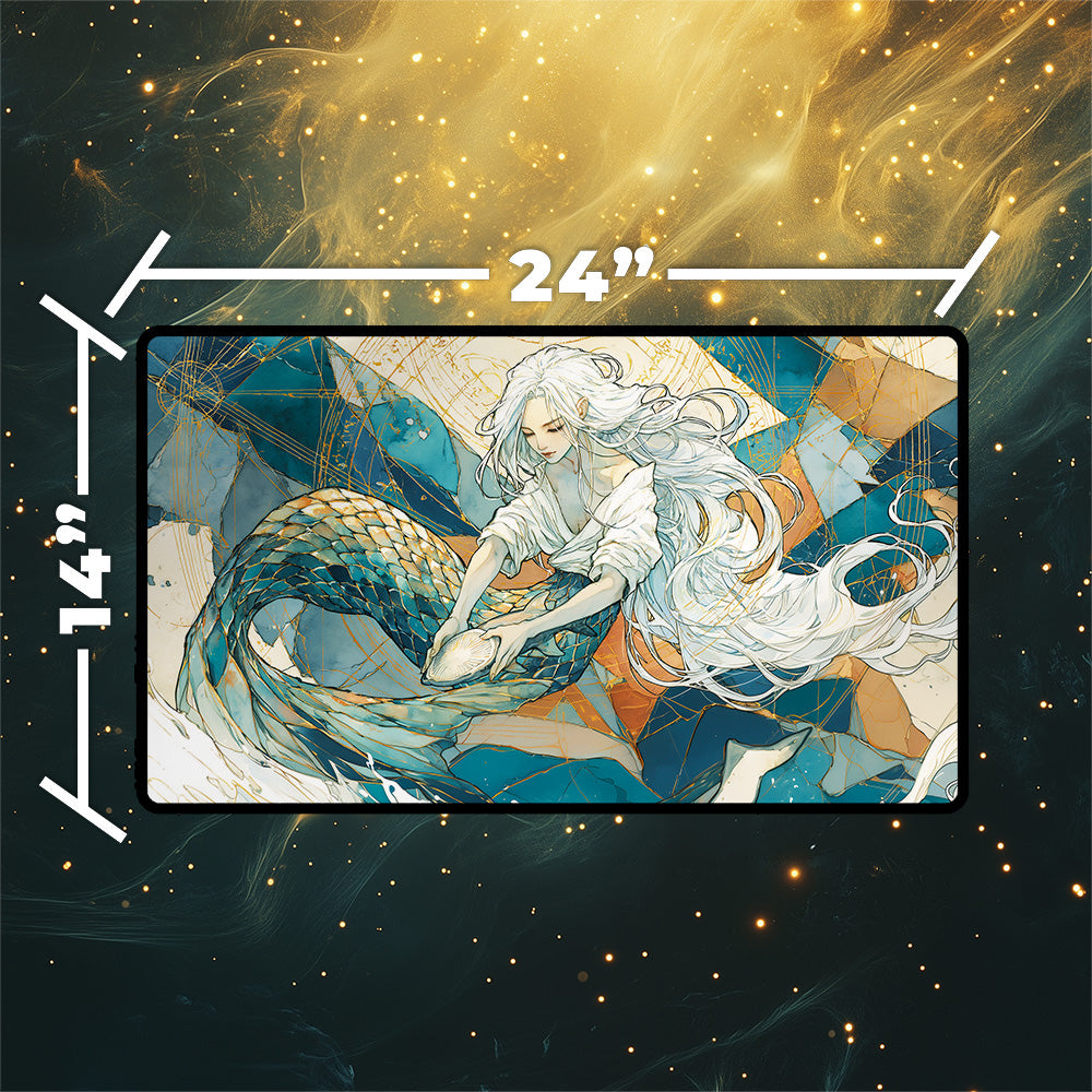 Mystic Mermaid Playmat | Watercolor Fantasy Mat