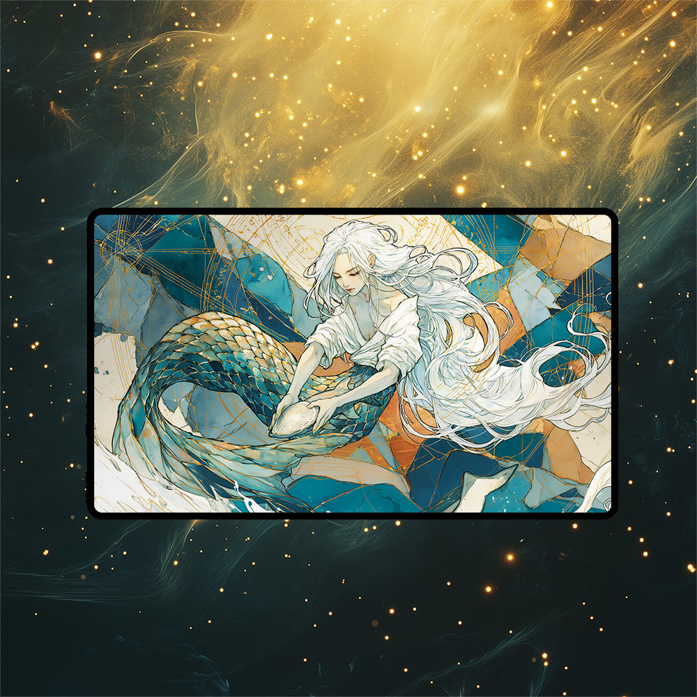 Mystic Mermaid Playmat | Watercolor Fantasy Mat