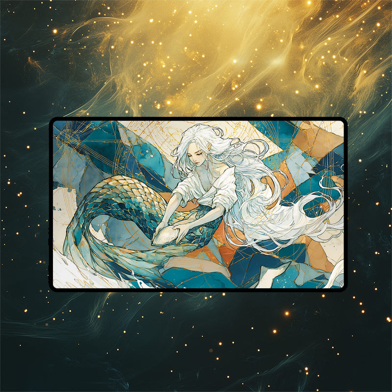 Mystic Mermaid Playmat | Watercolor Fantasy Mat
