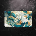 Watercolor Mermaid Playmat | Mystic Borderless Fantasy Mat