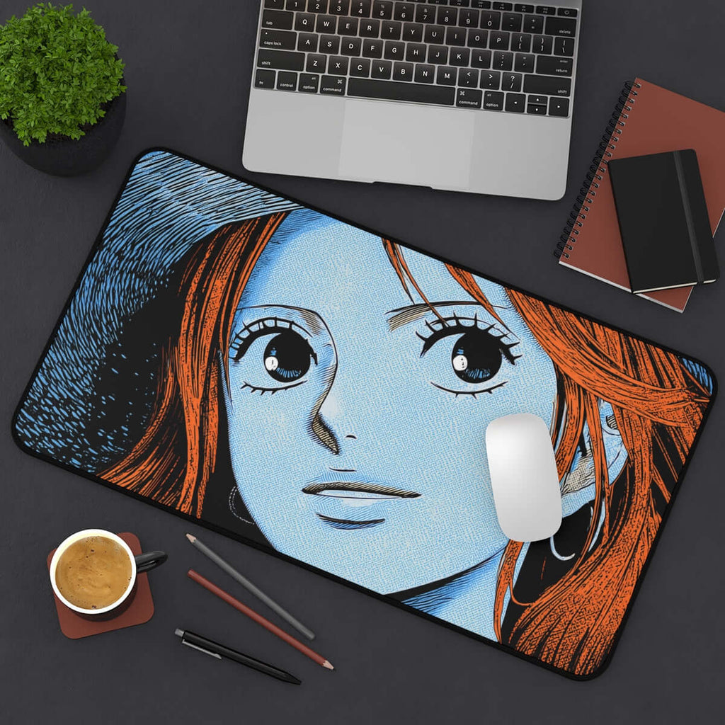 Nami Playmat | One Piece Playmat | Straw Hat Crew Playmat with Zones Option | 24x14 | 22x12 | 32x16 Sizes