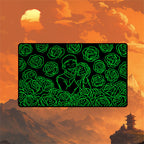 Neon Garden Merchant Playmat | Glowing Vegetable Mat
