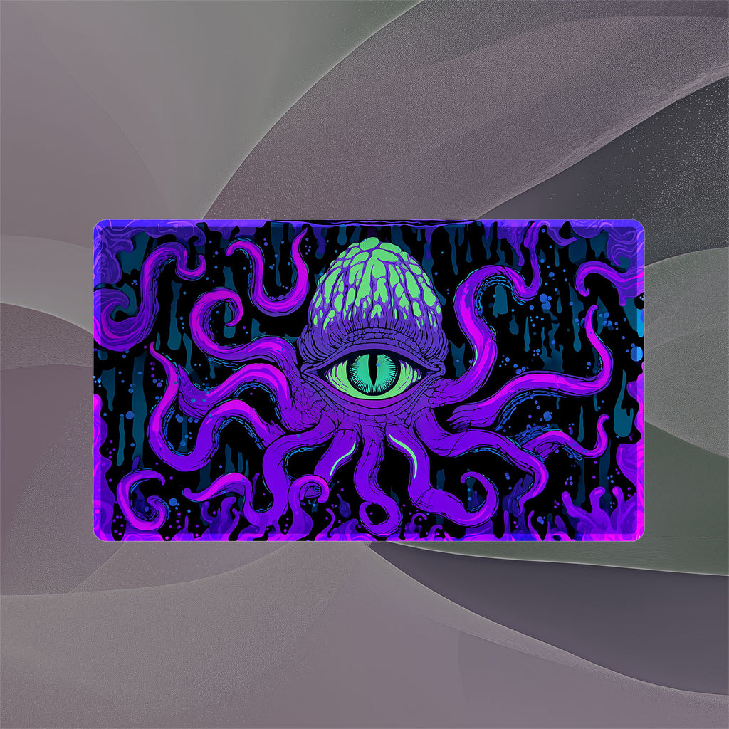 Psychedelic Cthulhu Eye Playmat (Borderless) | TCG Playmat