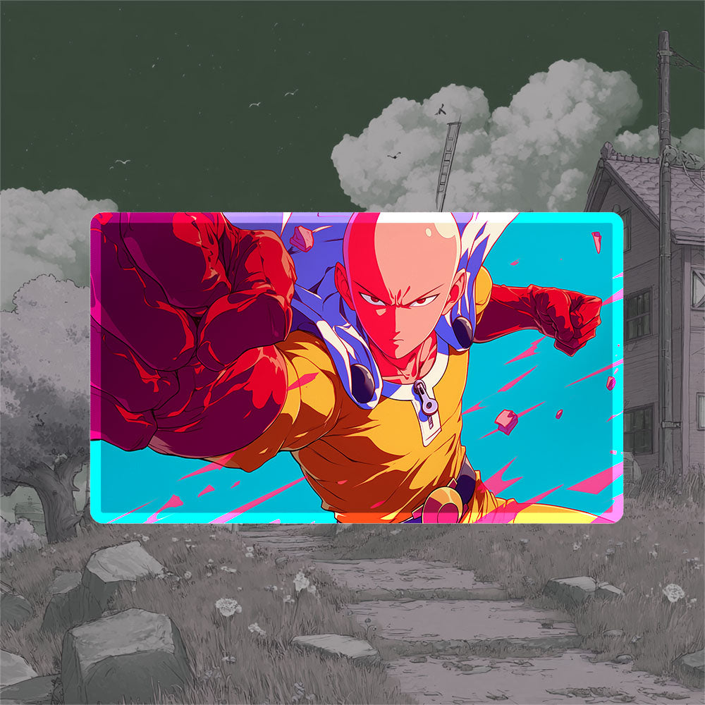 One Punch Man Playmat (Borderless) | TCG Playmat