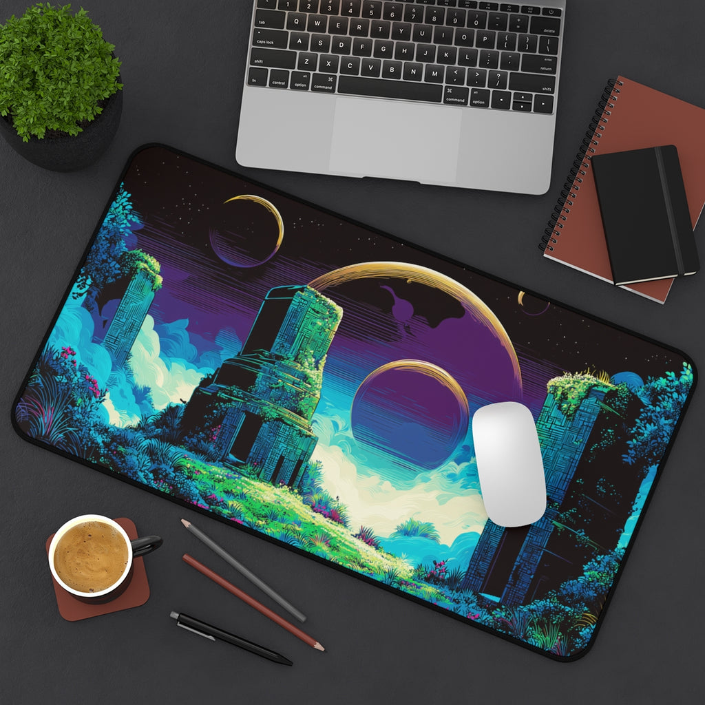 Overgrown Tomb Playmat | Magic the Gathering Playmat | Stellar Sights Playmat with Zones Option | 24x14 | 32x16