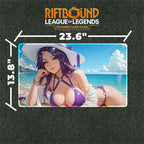 Pool Party Sharpshooter Playmat (Borderless) | Summer Anime Mat