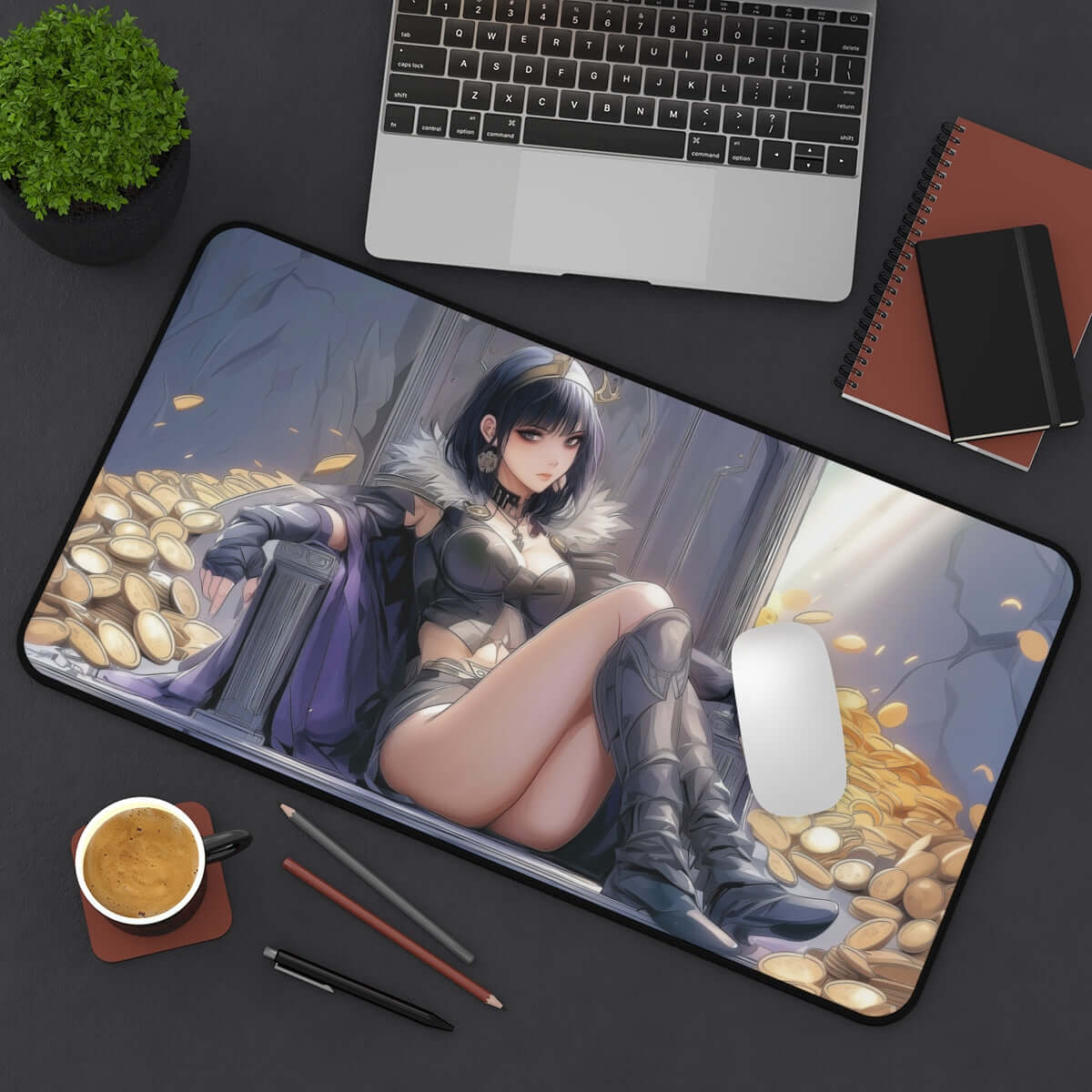 Rev, Tithe Extractor Playmat | Magic the Gathering Playmat | Rogue Commander Playmat with Zones Option | 24x14 | 22x12 | 32x16 Sizes
