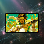 Elf Chef Blade Playmat | Fantasy Kitchen Mat