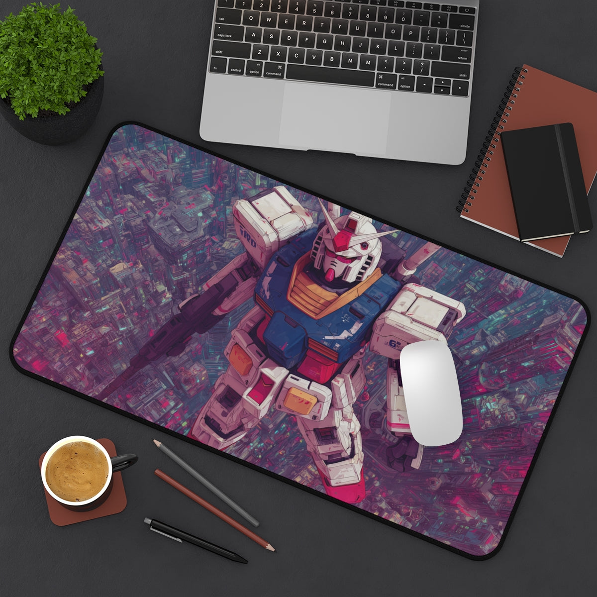 RX-78-2 Gundam Playmat | Gundam TCG Playmat | Iconic Mobile Suit with Zones Option | 24x14 | 22x12 | 32x16 Sizes