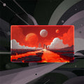 Sacred Foundry Stellar Sights (Borderless) | Magic the Gathering Playmat | 24" x 14" (with Stitched Edges)