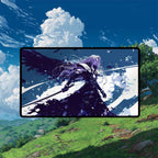 Sephiroth, Fallen Hero Playmat | Final Fantasy Playmat | Iconic Fantasy Villain Playmat with Zones Option | 24x14 | 22x12 | 32x16 Sizes