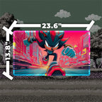 Dark Chaos Hedgehog Playmat (Borderless) | Edgy Anime Mat