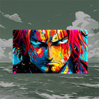 Red-Haired Sea Emperor Playmat (Borderless) | Anime Portrait Mat